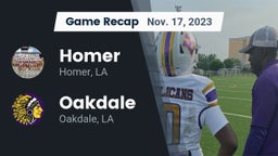 Recap: Homer  vs. Oakdale  2023