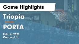 Triopia  vs PORTA Game Highlights - Feb. 6, 2021