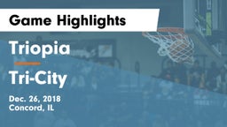 Triopia  vs Tri-City Game Highlights - Dec. 26, 2018