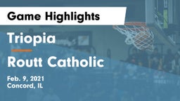Triopia  vs Routt Catholic  Game Highlights - Feb. 9, 2021