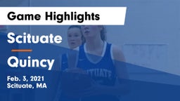 Scituate  vs Quincy  Game Highlights - Feb. 3, 2021
