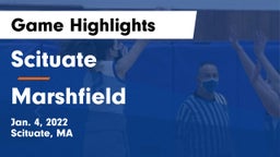 Scituate  vs Marshfield  Game Highlights - Jan. 4, 2022
