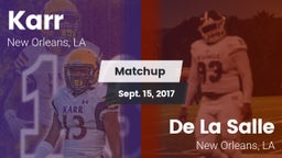 Matchup: Karr vs. De La Salle  2017