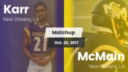 Matchup: Karr vs. McMain  2017