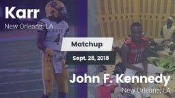 Matchup: Karr vs. John F. Kennedy  2018