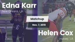 Matchup: Karr vs. Helen Cox  2019