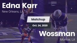 Matchup: Karr vs. Wossman  2020
