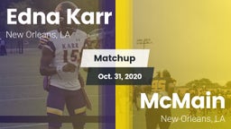 Matchup: Karr vs. McMain  2020