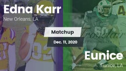 Matchup: Karr vs. Eunice  2020