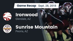 Recap: Ironwood  vs. Sunrise Mountain  2018