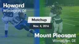 Matchup: Howard vs. Mount Pleasant  2016