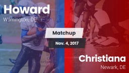Matchup: Howard vs. Christiana  2017