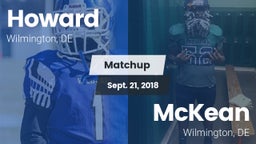 Matchup: Howard vs. McKean  2018