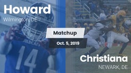 Matchup: Howard vs. Christiana  2019