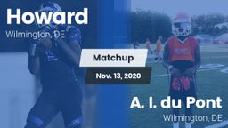Matchup: Howard vs. A. I. du Pont  2020