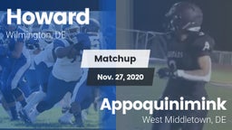 Matchup: Howard vs. Appoquinimink  2020