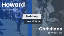 Matchup: Howard vs. Christiana  2020