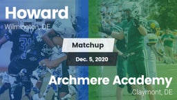 Matchup: Howard vs. Archmere Academy  2020