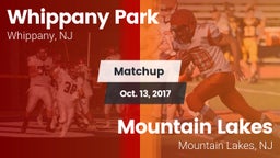 Matchup: Whippany Park vs. Mountain Lakes  2017