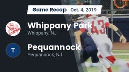 Recap: Whippany Park  vs. Pequannock 2019