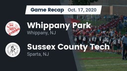 Recap: Whippany Park  vs. Sussex County Tech  2020