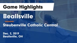 Beallsville  vs Steubenville Catholic Central Game Highlights - Dec. 2, 2019