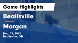 Beallsville  vs Morgan  Game Highlights - Dec. 23, 2019