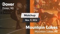Matchup: Dover vs. Mountain Lakes  2016