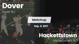 Matchup: Dover vs. Hackettstown  2017