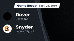 Recap: Dover  vs. Snyder  2019