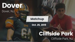 Matchup: Dover vs. Cliffside Park  2019