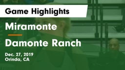 Miramonte  vs Damonte Ranch  Game Highlights - Dec. 27, 2019