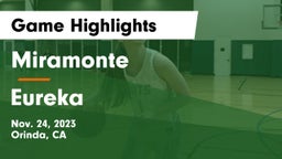 Miramonte  vs Eureka  Game Highlights - Nov. 24, 2023