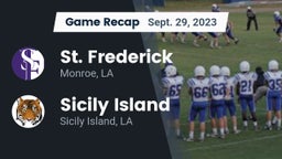 Recap: St. Frederick  vs. Sicily Island  2023
