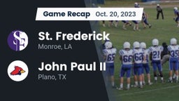 Recap: St. Frederick  vs. John Paul II  2023