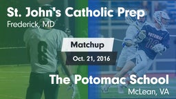 Matchup: St. John's Catholic  vs. The Potomac School 2016