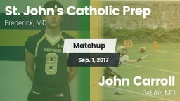 Matchup: St. John's Catholic  vs. John Carroll  2017