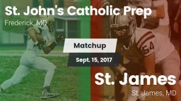 Matchup: St. John's Catholic  vs. St. James  2017