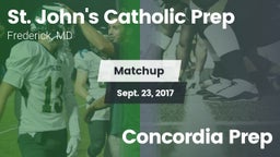 Matchup: St. John's Catholic  vs. Concordia Prep 2016