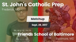 Matchup: St. John's Catholic  vs. Friends School of Baltimore 2016