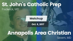 Matchup: St. John's Catholic  vs. Annapolis Area Christian  2016