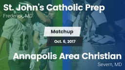 Matchup: St. John's Catholic  vs. Annapolis Area Christian  2017