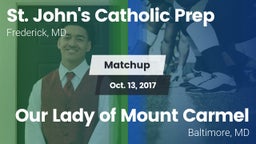 Matchup: St. John's Catholic  vs. Our Lady of Mount Carmel  2016