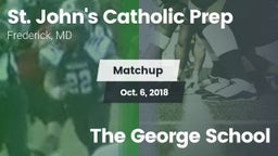 Matchup: St. John's Catholic  vs. The George School 2018