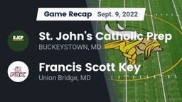 Recap: St. John's Catholic Prep  vs. Francis Scott Key  2022