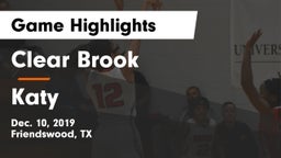 Clear Brook  vs Katy  Game Highlights - Dec. 10, 2019