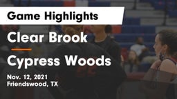 Clear Brook  vs Cypress Woods  Game Highlights - Nov. 12, 2021