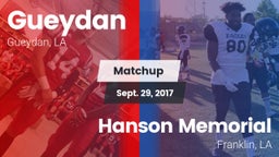 Matchup: Gueydan vs. Hanson Memorial  2017