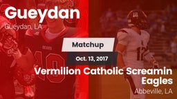 Matchup: Gueydan vs. Vermilion Catholic Screamin Eagles 2017