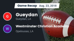 Recap: Gueydan  vs. Westminster Christian Academy  2018